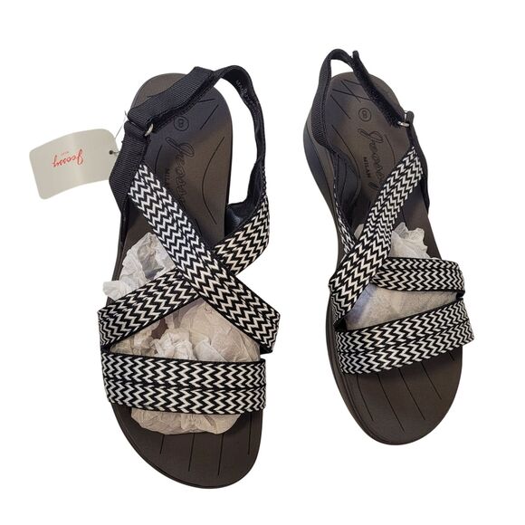 Jeossy Women Strappy Platform Slingback Espadrilles Sandals Lightweight DJY860 8 - Picture 2 of 13